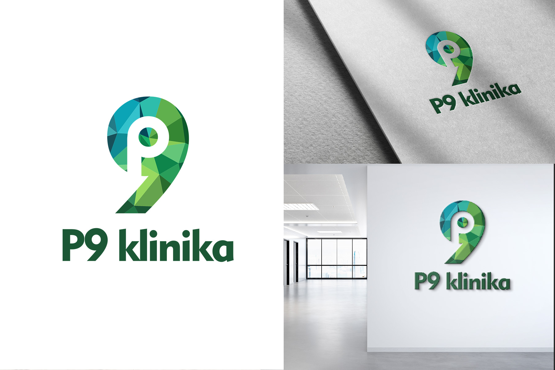 logo design P9 klinika